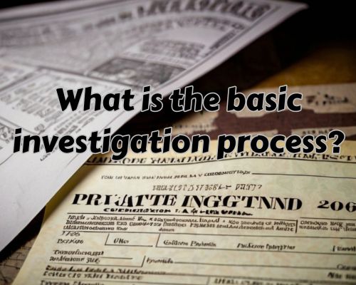 an investigation sheet