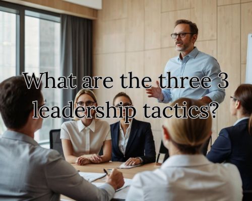 a coach teaching leaders
