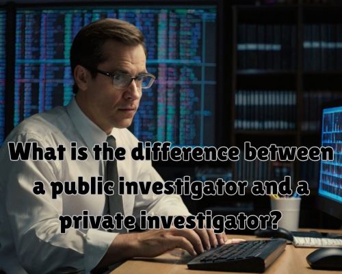a private investigator working in an IT location