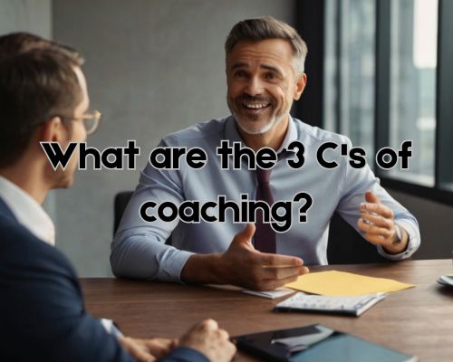 a coach discussing to his client