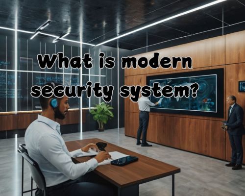 a modern security system set-up