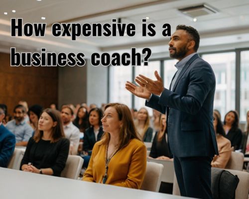 a business coaching session with professionals