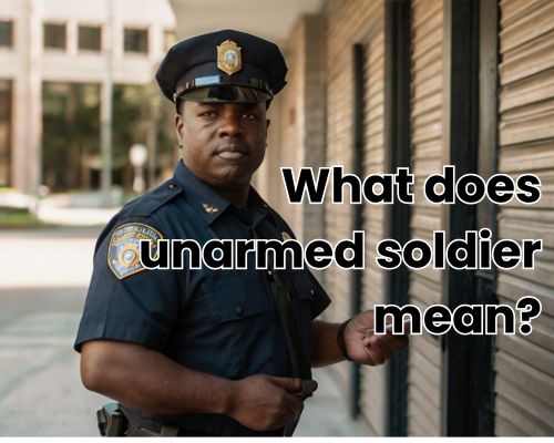 an unarmed officer on duty