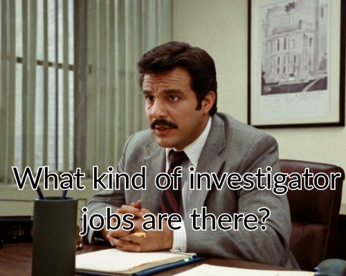Investigator sits thinking