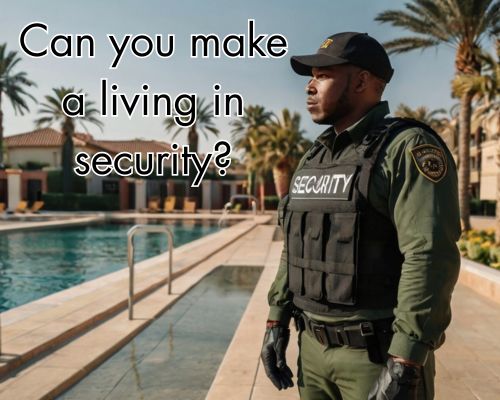 Watchful security presence.
