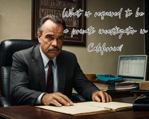 a real private investigator in California